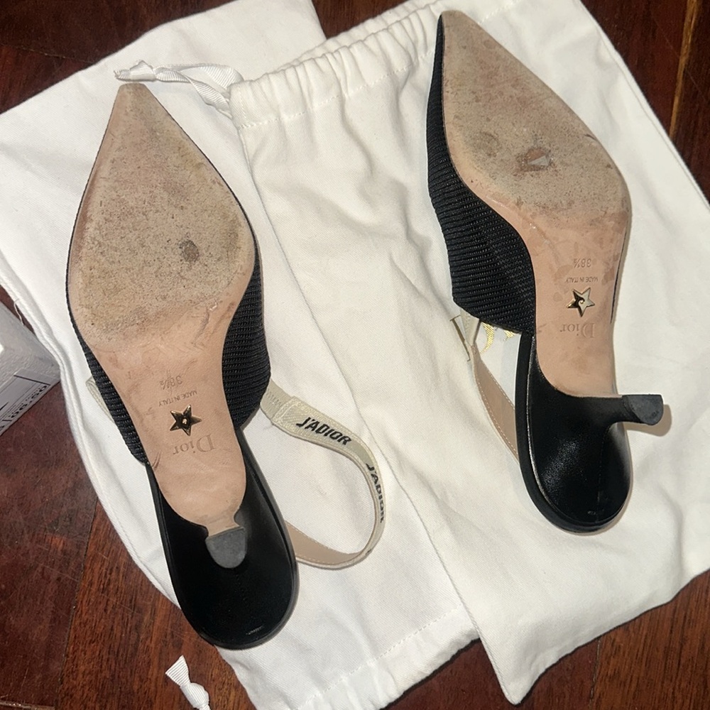 Dior SlingBack black stilletos - Picture 9 of 12